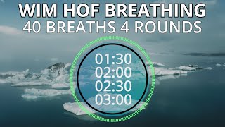 Wim Hof Guided Breathing Session  4 Rounds Advanced No Talking [upl. by Ress312]