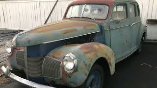 1940 Studebaker Champion Rescue off the road for 50 Years [upl. by Johen94]