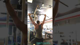 Correct scapula position in Lat pull down exercises [upl. by Aielam774]