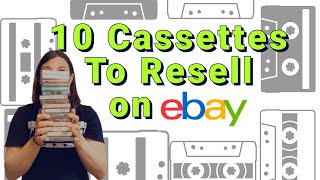 Ten Cassettes to sell on Ebay These are worth good money [upl. by Enajyram]