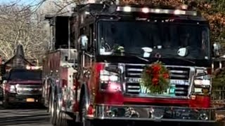 Holtsville Fire Department Santa Run December 16 2023 🎅🚒 [upl. by Alyk]