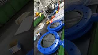 Butterfly Valve machine butterflyvalve valve worldsvalve worlds chinafactory valvefactory [upl. by Smiga]