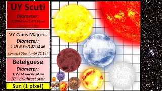 Star Size Comparison [upl. by Liartnod]