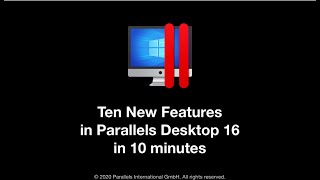 Parallels Desktop 16 for Mac  10 Features in 10 minutes [upl. by Nomolas]