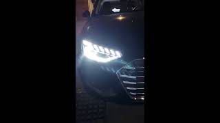 Dynamische Lichtinszenierung Audi s Verspielte Lichtshow  Dynamic Light Show A4 Doorlock [upl. by Haff]