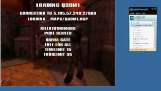 QuickTutorial How to host a server in quake 3 and join using Hamachi22 [upl. by Anirt]