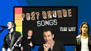 Post Grunge Butt Rock Songs Tier List [upl. by Sabian778]