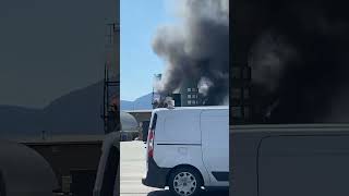 Chilliwack Fire Working Blaze at Visscher Lumber on Lickman Road Jun 192024 Lauralee Fried [upl. by Neely]