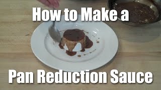 How To Make A Pan Reduction Sauce Using Demi Glace [upl. by Dougherty]