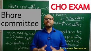 cho exam preparation 2020 I bhore committee I bhore committee explained [upl. by Emmons3]