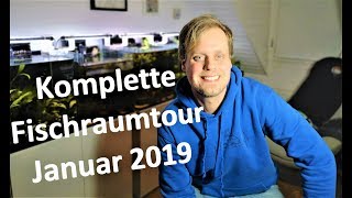 Komplette Fischraumtour Januar 2019  Kanalgeburtstag [upl. by Deys]