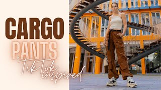 MAKING THESE TIKTOK CARGO PANTS  THISISKACHI DIY [upl. by Nevets]