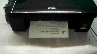 Epson Stylus TX110 [upl. by Nimajeb]