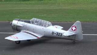 RC Airplane AT16 Swiss Air Force Klassiker der Luftfahrt 2018 [upl. by Persas857]