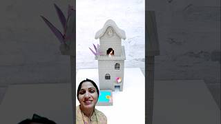 Amazing mud house 🏠।। how to make mud house 🏡diy craft claycrafts homecraft [upl. by Dlorrej]