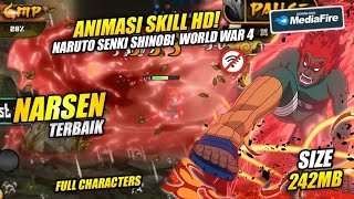 Naruto Senki Mod Apk Shinobi World War 4 FULL CHARACTER Terbaru [upl. by Stead]