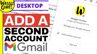 How to add a second Gmail account [upl. by Eiggem]