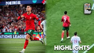 Cristiano Ronaldo 906th Goal vs Poland  Nations League [upl. by Sherill76]