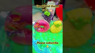 Candyland theme cake 🎂shortsfeed trending cooking cake cakerybakery candy freshshortsviral [upl. by Trepur669]