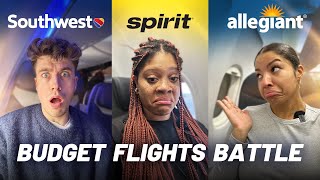 Best LowCost Airline in the US Comparing Southwest Spirit Allegiant [upl. by Yaner226]