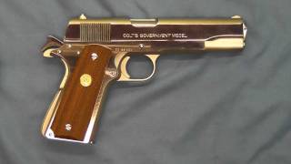 Experimental Nickel Colt Government Model Mark IV Series 70 1911A1 [upl. by Blunt]