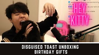 Disguised Toast Unboxing Birthday Gifts [upl. by Fedora]