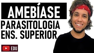 AMEBÍASE  PARASITOLOGIA  ENSINO SUPERIOR  Biologia com Patrick Gomes [upl. by Nesilla]