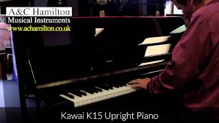 Yamaha B1 vs Kawai K15 Upright Piano Comparison  AampC Hamilton [upl. by Epuladaug]