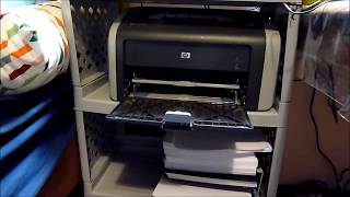 Installing HP LaserJet 1010 printer driver on Windows 10 [upl. by Kcirtapnhoj]