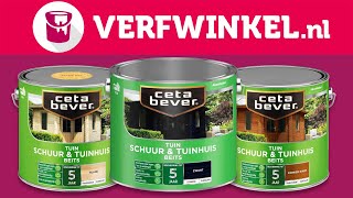 CetaBever Schuur amp Tuinhuis beits  Verfwinkelnl [upl. by Stanzel]