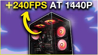 Best 240 FPS 1440p Gaming PC Build in 2024  Fortnite Valorant amp More [upl. by Akihdar968]