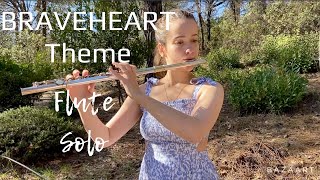 quotBraveheartquot by James Horner Flute Solo Cover “Braveheart” main theme “For the love of a princess” [upl. by Esirtal411]