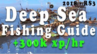 Runescape 3  Deep Sea Fishing Guide 300k xphr [upl. by Oicul]