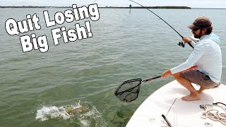 How To Use A Net To Land Fish And Stop Losing Them At The Boat [upl. by Yasmeen]