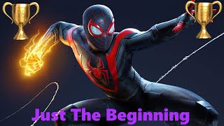 Spiderman Miles Morales Just The Beginning Trophy [upl. by Jacquelyn874]