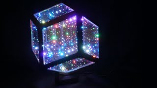 Rhombic Dodecahedron Infinity Lamp [upl. by Ebenezer]