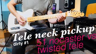 OVERDRIVE 51 Nocaster vs Twisted Tele Pickups Fender Custom Shop 52 Tele [upl. by Arlyne844]