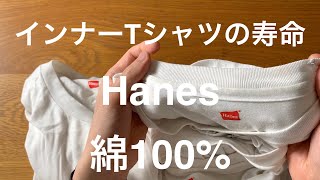 毎日着るインナーTシャツの寿命。Hanes（ヘインズ）綿100％パックTシャツの場合。あるミニマリストの振り返り。 [upl. by Nasho]