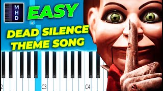 Dead Silence Theme Song  Piano Tutorial [upl. by Bourgeois]