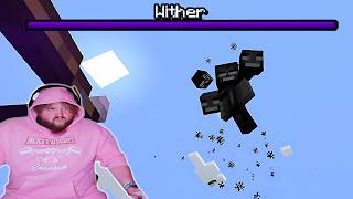 Fighting The Wither Minecraft Hardcore Challenge [upl. by Rasmussen]