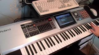 ROLAND FANTOM G7 DEMO PART 1 [upl. by Allegra792]