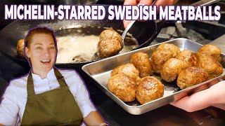 MICHELINSTARRED Swedish Meatballs  Aquavit New York City  The Daily Meal [upl. by Zarah702]