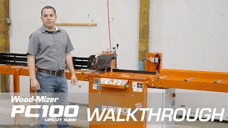 PC100 Upcut Saw Walkthrough  WoodMizer [upl. by Alatea769]