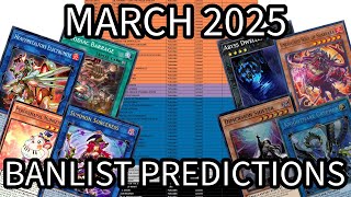 MARCH 2025 BANLIST PREDICTIONS [upl. by Connell]