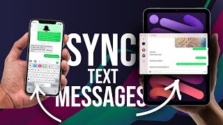 How to Connect Your iPhone to Your iPad Messages sync [upl. by Leunam]