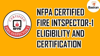 NFPA Certified Fire Inspector 1 Eligibility and Certification [upl. by Nasya]