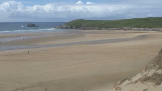 Crantock Beach Newquay Cornwall [upl. by Mor]