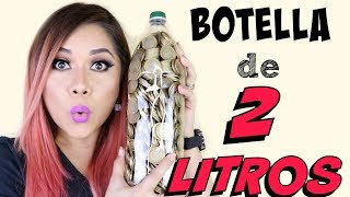 Reto de los 10 PESOS botella de 2 litros Cuánto ahorré💰 FantasticAzul [upl. by Nitsrek]