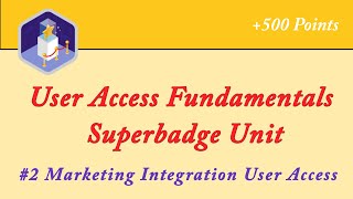 User Access Fundamentals Superbadge Unit  Marketing Integration User Access  Salesforce Admin [upl. by Lanna632]