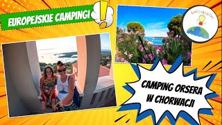 Camping Orsera Vrsar Chorwacja  plaża parcele sanitariaty Vrsar [upl. by Atteniuq]